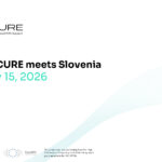 White banner promoting the 2nd EPICURE meets Slovenia event