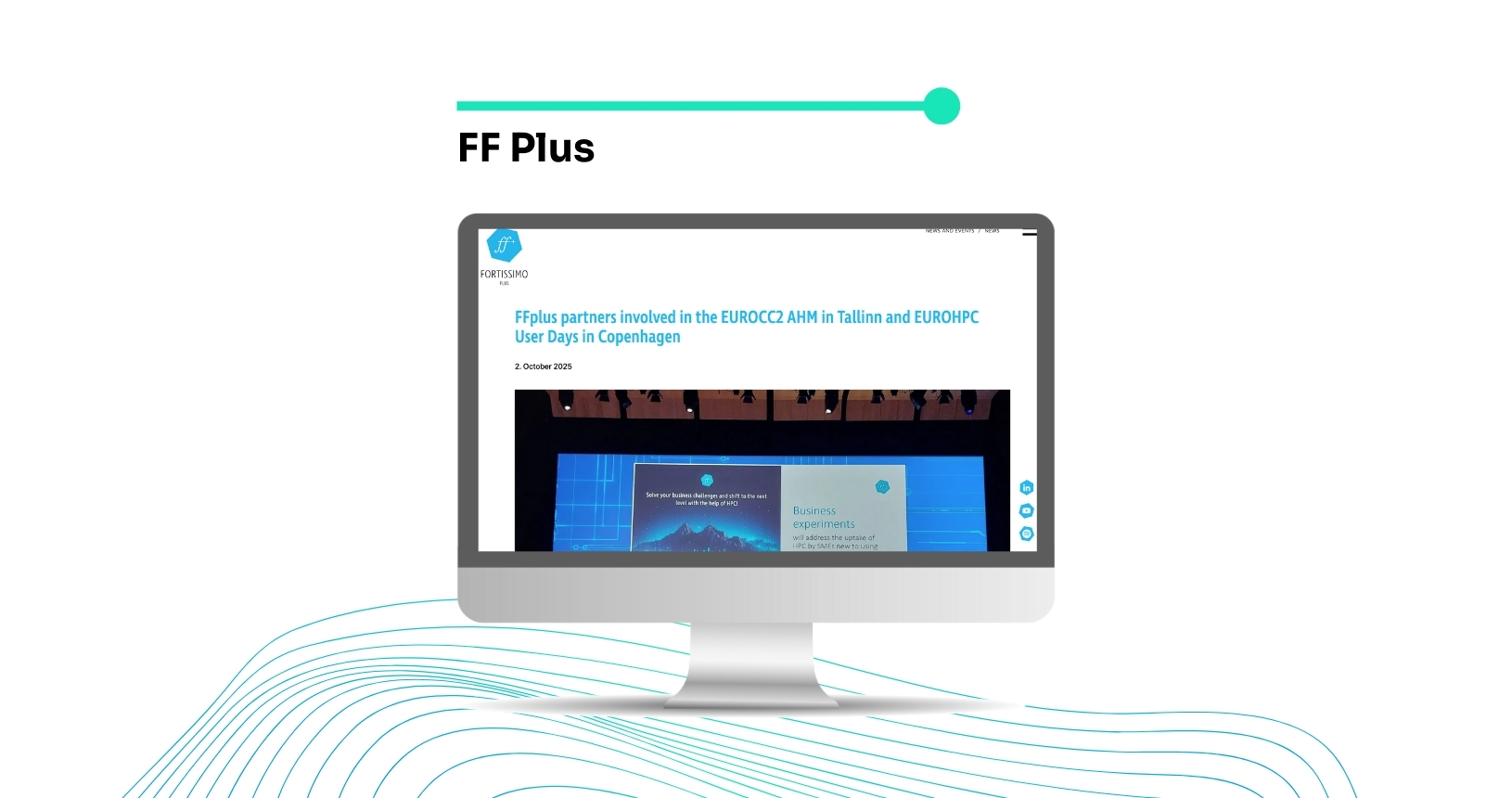 Computer screen with FF Plus page open.