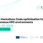 White banner regarding the next EPICURE hackathon.