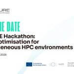 White banner regarding the next EPICURE hackathon.