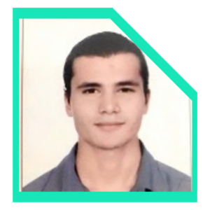 Men with a navy blue shirt.