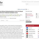 Screenshot of bioRxiv page.